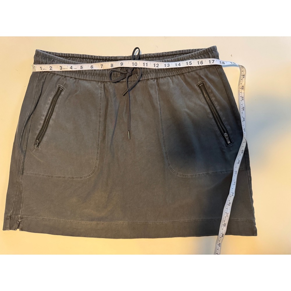 Athleta Farallon Skirt Women 14T Cypress Green Excellent Cotton Twill Mini